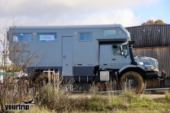 Mercedes Zetros mit Aufbau von EineWelt-Reise
